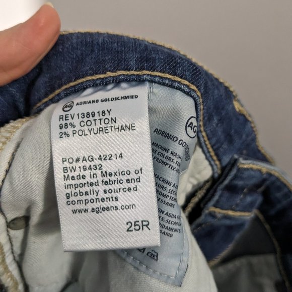 *3/$10* Ag Adriano Goldschmied The Legging Ankle Super Skinny Size 25R - Picture 8 of 8